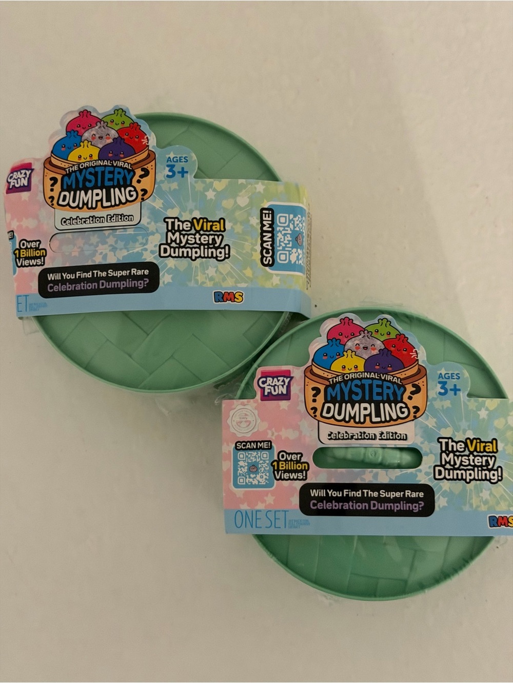 RMS Crazy Fun Celebration Mystery Squishy Dumpling Bundle (Set of 2)